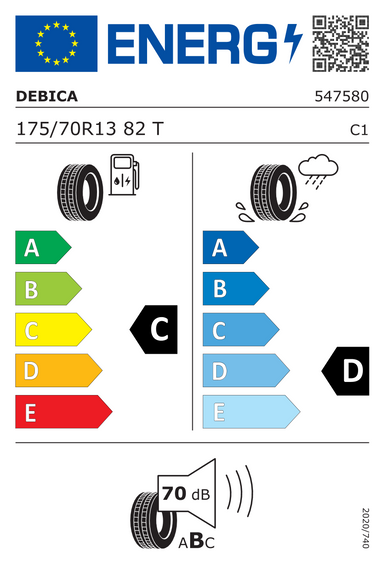 Pneus Dębica PASSIO 2 175/70 R13 82T