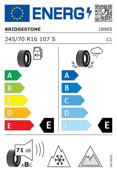 Pneumatici Bridgestone BLIZZAK DM-V3 245/70 R16 107S