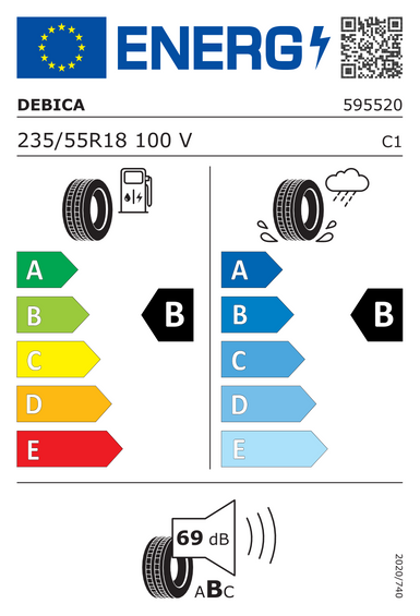 Pneumatiky Dębica PRESTO 235/55 R18 100V