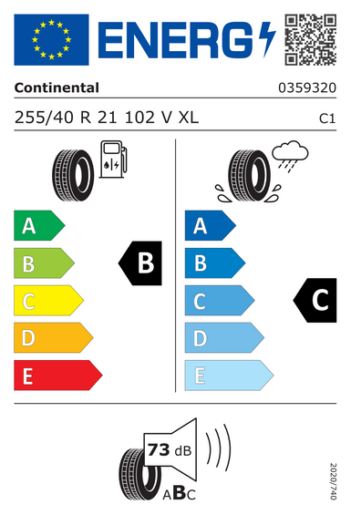 Tires Continental CrossContact RX XL FR AR 255/40 R21 102V