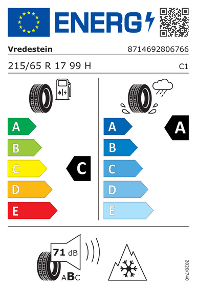 Opony Vredestein WINTRAC PRO VW 215/65 R17 99H