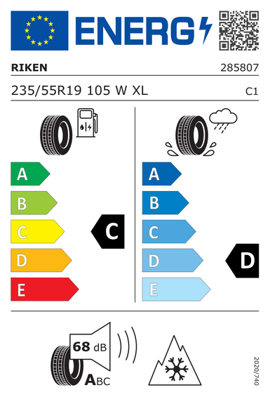 Ελαστικά Riken ALL SEASON SUV XL 235/55 R19 105W