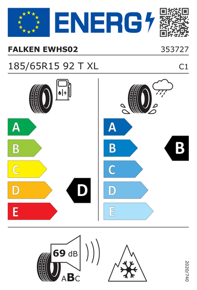 4x KOLESÁ 15 Zimné PLYMOUTH LASER Falken 185/65 R15
