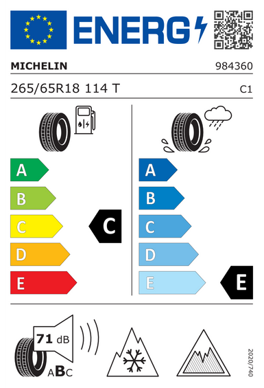 Neumáticos Michelin X-ICE SNOW 265/65 R18 114T