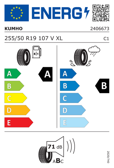 Pneumatiky Kumho Ecsta PS71 255/50 R19 107V