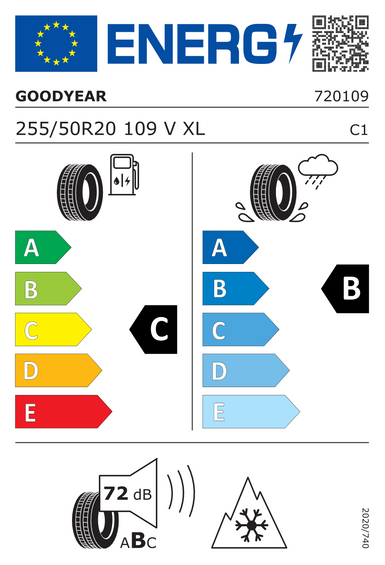 Pneus Goodyear ULTRAGRIP PERFORMANCE 3 255/50 R20 109V