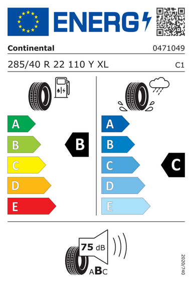 KOŁA 22 Letnie MERCEDES GLS AMG X166 Continental 285/40 R22