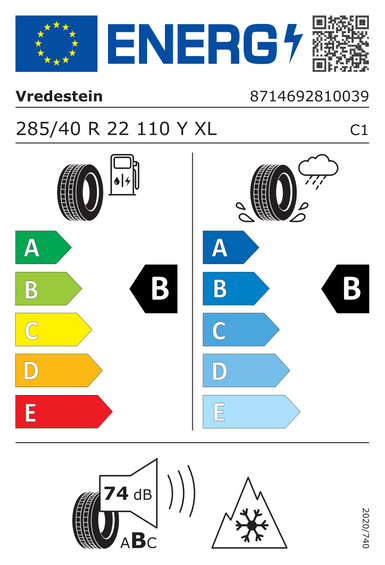 Pneumatiky Vredestein Quatrac Pro+ XL FSL 285/40 R22 110Y