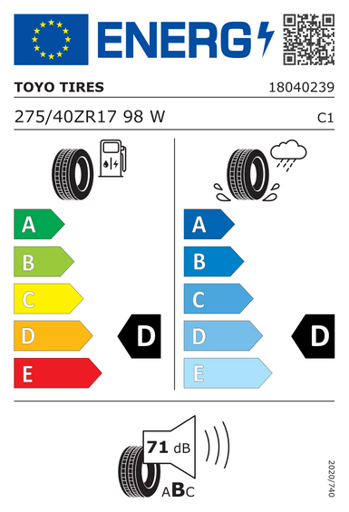 Anvelope Toyo Proxes R888R 275/40 R17 98W