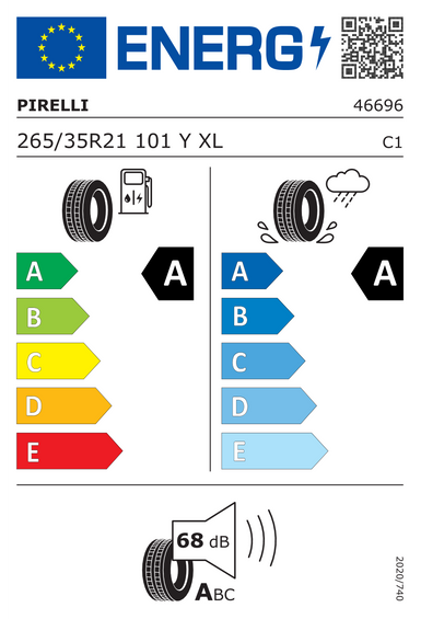 Neumáticos Pirelli Zero PZ5 265/35 R21 101Y