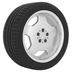 4x ROUES 18 Hiver MERCEDES CLK BR208 E BR210 Continental 235/40 R18