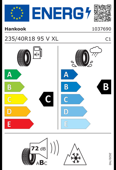 4x RODAS 18 Inverno MERCEDES CLK BR208 E BR210 Hankook 235/40 R18