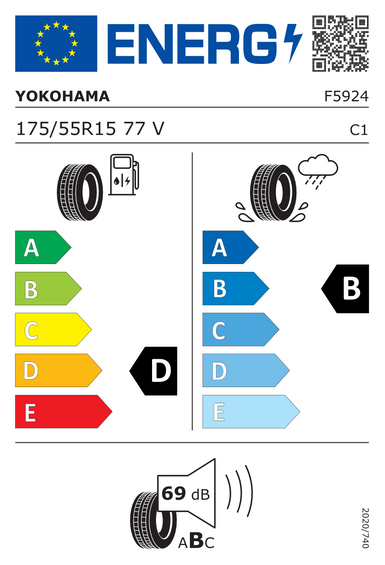 Anvelope Yokohama BluEarth A34LZ 175/55 R15 77V
