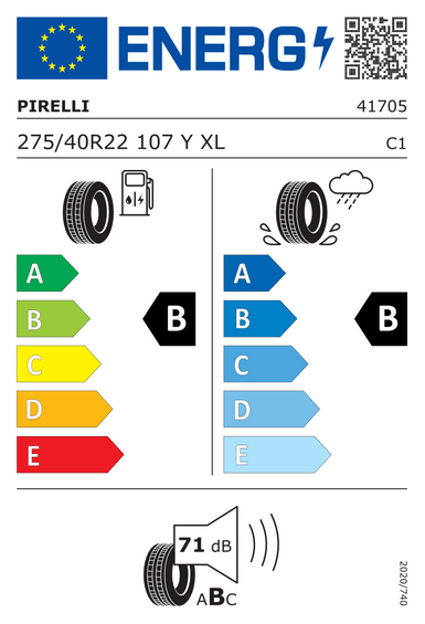 Pneus Pirelli P ZERO PZ4 S.C. KS XL FR R-F * 275/40 R22 107Y