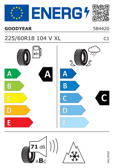 Pneus Goodyear VECTOR 4SEASONS GEN-3 SUV XL 225/60 R18 104V