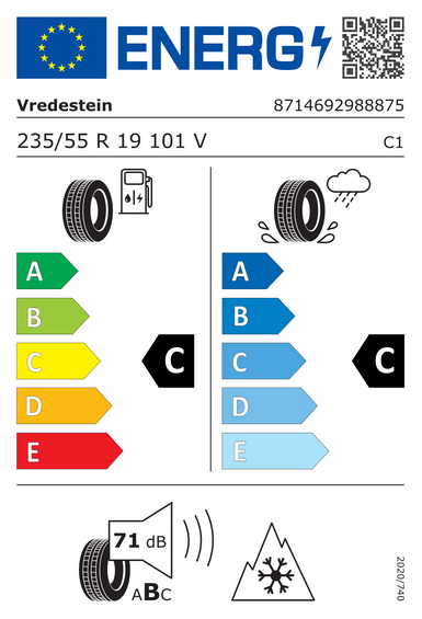 Pneumatiky Vredestein WINTRAC PRO+ 235/55 R19 101V
