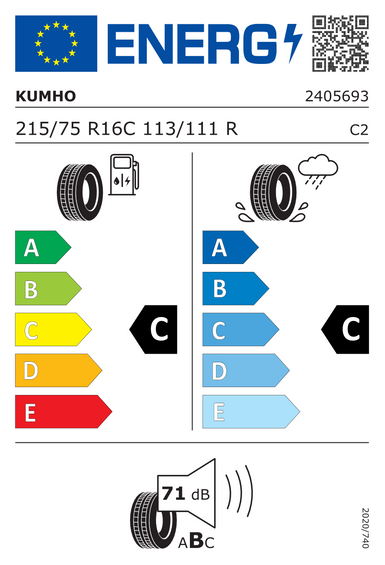 Anvelope Kumho PorTran KC53 215/75 R16 113R