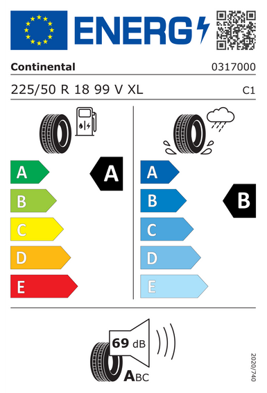 Anvelope Continental EcoContact 7 225/50 R18 99V