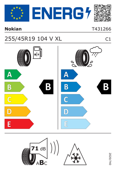 4x RUEDAS 19 Invierno TESLA MODEL Y L Nokian 255/45 R19