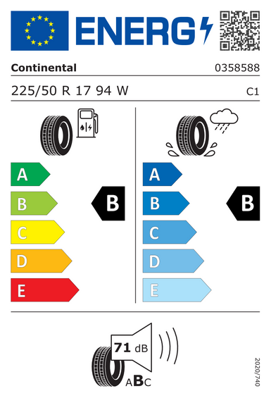 Neumáticos Continental ContiSportContact 5 MO 225/50 R17 94W