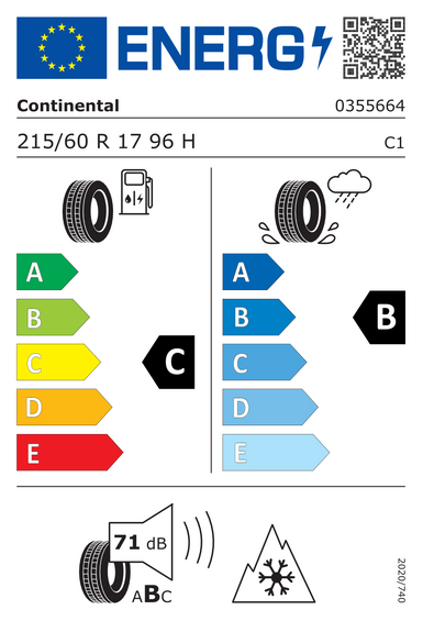 4x RUOTE 17 Invernali ALFA ROMEO TONALE TYPE 965 Continental 215/60 R17