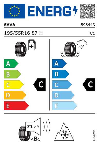 Neumáticos Sava ALL WEATHER 195/55 R16 87H