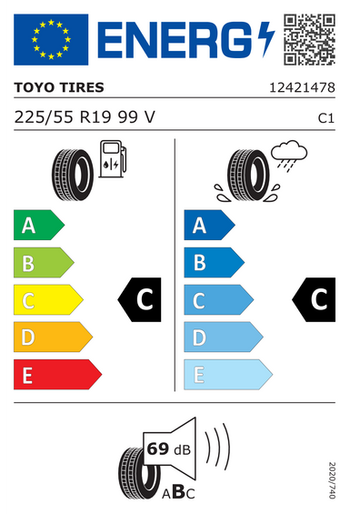 Neumáticos Toyo Proxes R36B 225/55 R19 99V