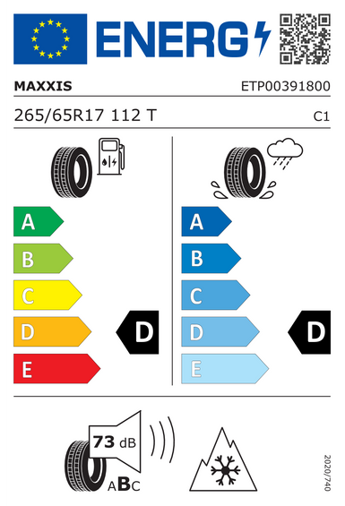 Pneus Maxxis AT781 265/65 R17 112T