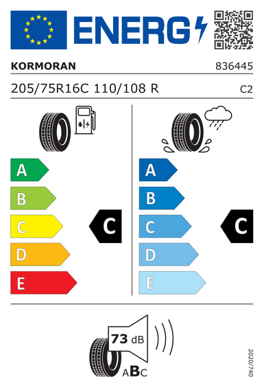 Pneus Kormoran CargoSpeedEVO 205/75 R16 110R