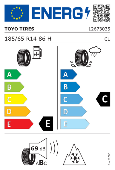 Pneus Toyo Toyo Celsius 185/65 R14 86H