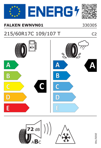 4x KOLESÁ 17 Zimné KIA PV5 SW1 Falken 215/60 R17