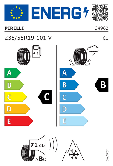 Neumáticos Pirelli Scorpion Verde All Season SF FR R-F MOE 235/55 R19 101V