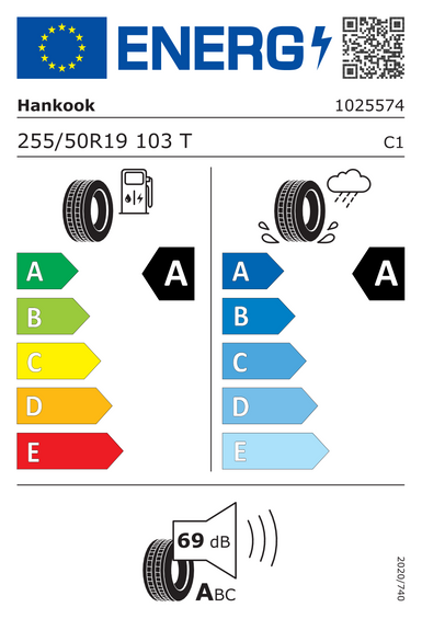 Neumáticos Hankook ventus S1 evo3 ev K127E 255/50 R19 103T