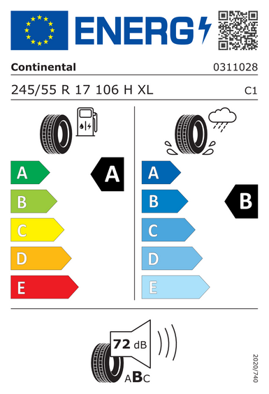 Anvelope Continental PremiumContact 6 XL FR MO-V 245/55 R17 106H