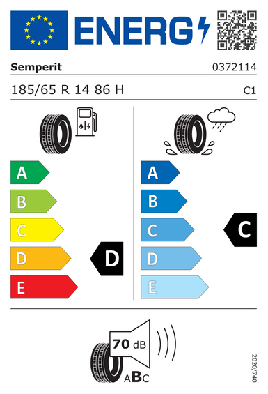 Tires Semperit COMFORT-LIFE 2 185/65 R14 86H