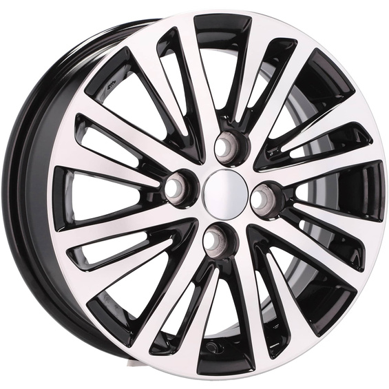 4x ráfky ráfky 14 4x100 mezi jiným k KIA Picanto RIO I-IV Sephia Shuma MAZDA 2 II TOYOTA Yaris - F1438 (LU1437)