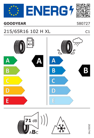 Pneumatiky Goodyear VECTOR 4SEASONS GEN-3 XL DA 215/65 R16 102H