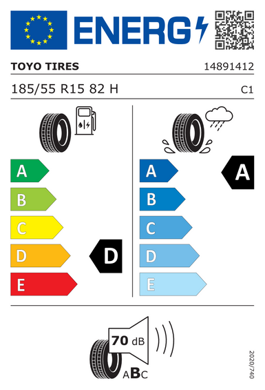 Pneumatici Toyo Proxes Comfort 185/55 R15 82H