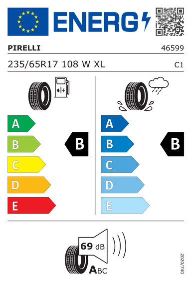 Pneus Pirelli POWERGY 2 235/65 R17 108W