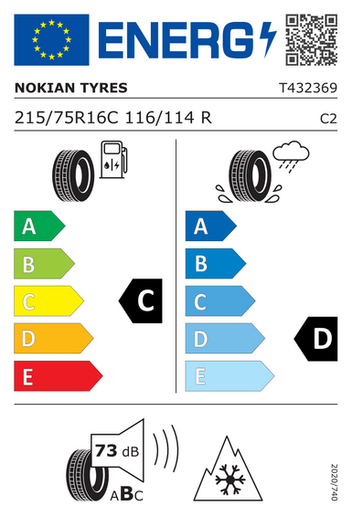 Neumáticos Nokian Hakkapeliitta CR4 215/75 R16 116R