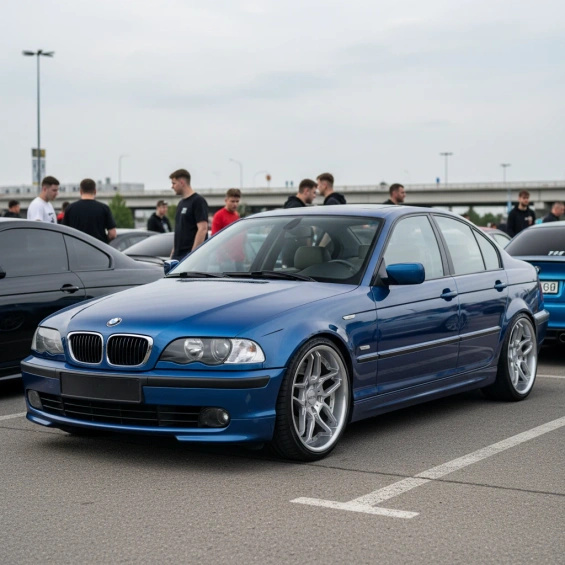 4x jantes 18 s'intégrer dans BMW Seria 3 e36 e46 5 e39 e60 e61 6 E63 E64 7 E38 Poler Rant - SSA01 (HX030)