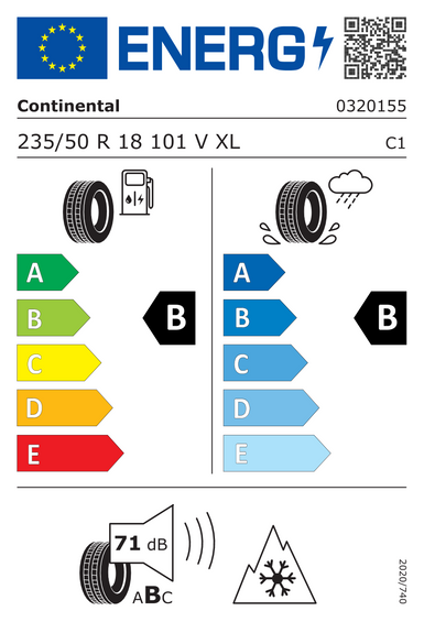 Anvelope Continental AllSeasonContact 2 XL FR 235/50 R18 101V