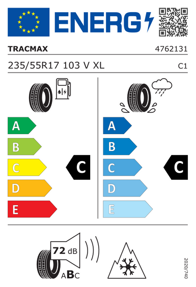 4x RUOTE 17 Invernali KIA SPORTAGE II JE KM Tracmax 235/55 R17