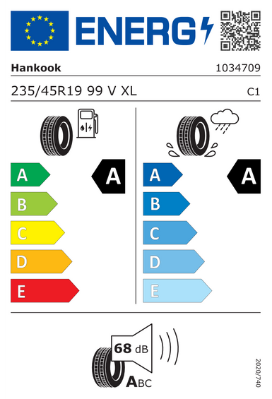 Pneumatiky Hankook iON evo IK01 235/45 R19 99V